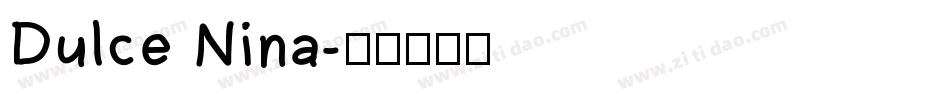 Dulce Nina字体转换